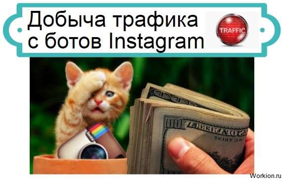 трафик с ботов Instagram